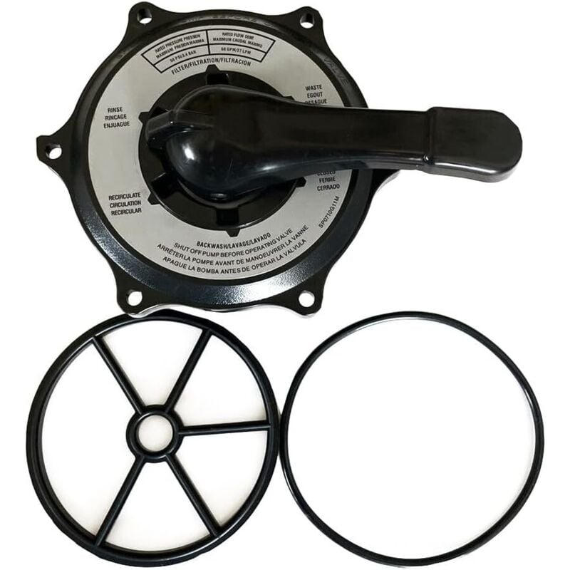 Applicable Applicable Couvercle de clé et poignée pour valves multiports Hayward SPX0710 Series Solution d'entretien facile