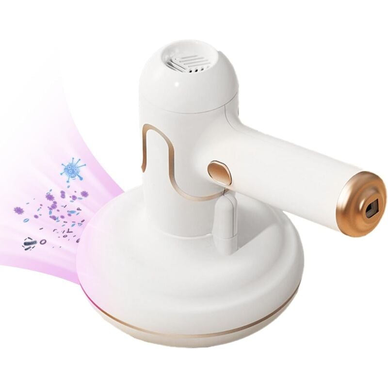 Applicable Aspirateur Anti Acariens, Mini Aspirateur Matelas avec Lumière de Stérilisation UV-C 253.7 nm, Aspirateurs à Main, Vacuum Cleaner