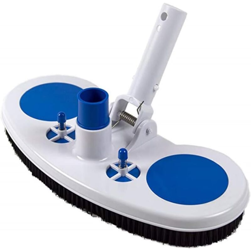 Applicable Aspirateur Balai Piscine Aspirant Brosse Piscine Aspirante Nettoyage Brosse à vide Tête d'aspiration avec poils nylon Connexion du tuyau