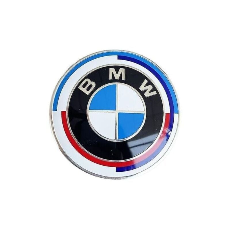 Applicable au logo de voiture bmw en 7 pièces, logo avant et arrière exclusif limité du 50e anniversaire