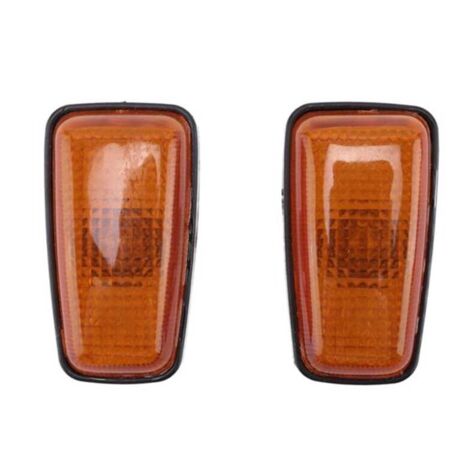 Applicable aux feux latéraux d'aile Peugeot Citroën 406, 306, 106 et 806 230621, 632545 et 632567, avec boîtiers en plastique orange, feux de clignotants latéraux.