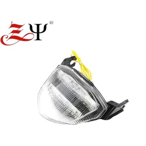 Applicable aux GSX-R1000 K5 05-06 : feu arrière à LED modifié avec fonction clignotante et bande de freinage – transparent