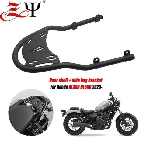Applicable aux Honda CL250/CL300/500 : Support d'arbre de transmission arrière modifié, panneau d'extension pour sacoches latérales, porte-bagages arrière ou porte-bagages arrière - Panneau d'extensio