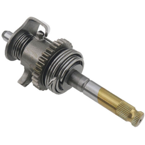 Applicable aux modèles Honda CG125 Flower Cat Silver Cat (ressort de démarreur, arbre d'allumage, pignon de démarreur, ensemble d'arbre de démarreur ZJ125)