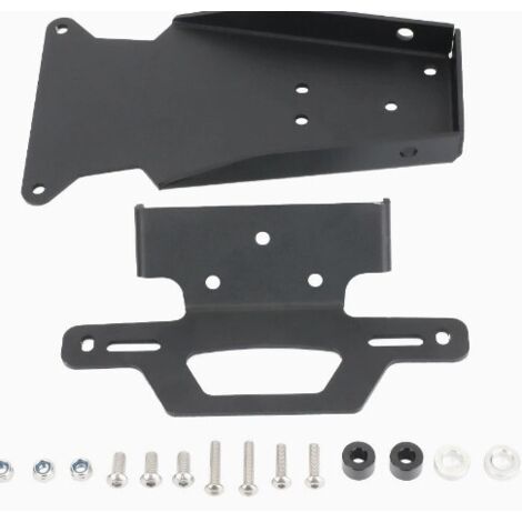 Applicable aux motos Aprilia Tuareg 660 : clignotants, feu arrière modifié, garde-boues épurés, suppression du cadre de plaque d'immatriculation