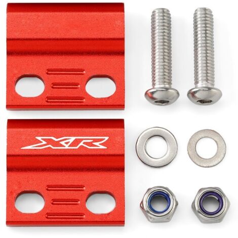 Applicable aux motos Honda XR250L et 650L : collier de serrage du flexible de frein avant, collier de serrage de la conduite d’huile, adaptateur de connecteur avant.