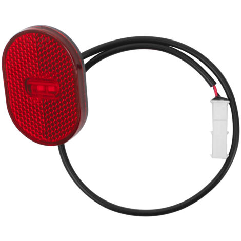 Applicable aux pièces de la trottinette électrique Xiaomi 4PRO : garde-boue arrière, feu arrière clignotant d’avertissement et pièces de rechange pour le feu arrière.