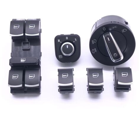 Applicable aux Volkswagen Sagitar, Magotan, Tiguan, Golf 6, MK6, interrupteur de lève-phares (modèle d'entrée de gamme)