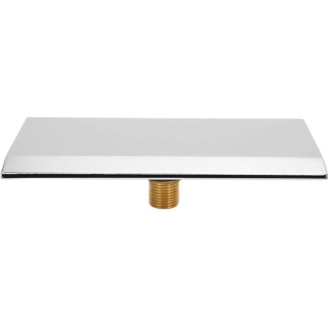 Applicable Bec de Baignoire Cascade G3/4Filetage Externe Bec de Baignoire Cascade en Acier Inoxydable SPA Salle de Bain Piscine Piscine Argent Mural Cascade Buse de Sortie Accessoires de Buse de Baign