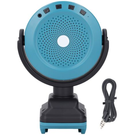 Applicable Conception sans Fil Haut-Parleur Garde Basse Tension Haut-Parleur Extérieur avec Port de USB et Type C pour Le Camping de Chantier de Construction à Domicile