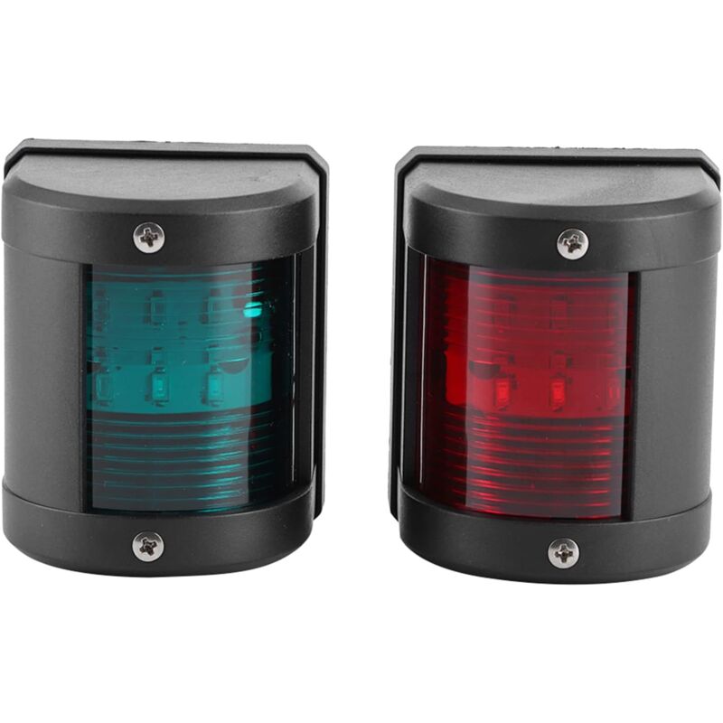 Applicable Feux de Navigation pour Bateau Feux Bâbord et Tribord Rouge Vert Feux de Navigation LED Feux de Navigation Marins IP66 Feu de Navigation