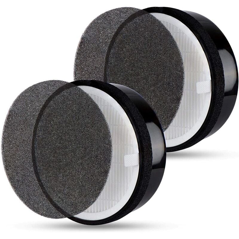Applicable à Filtre de Remplacement pour Levoit LV-H132 Purificateur d'air hepa et Filtre à Charbon Actif Set LV-H132-RF (2 pcs)
