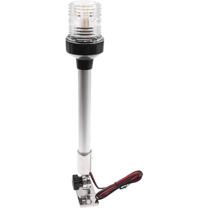 Applicable Lampe de Navigation LED Réglable pour Bateau et Yacht 360° Blanc pur 12 V 24 V