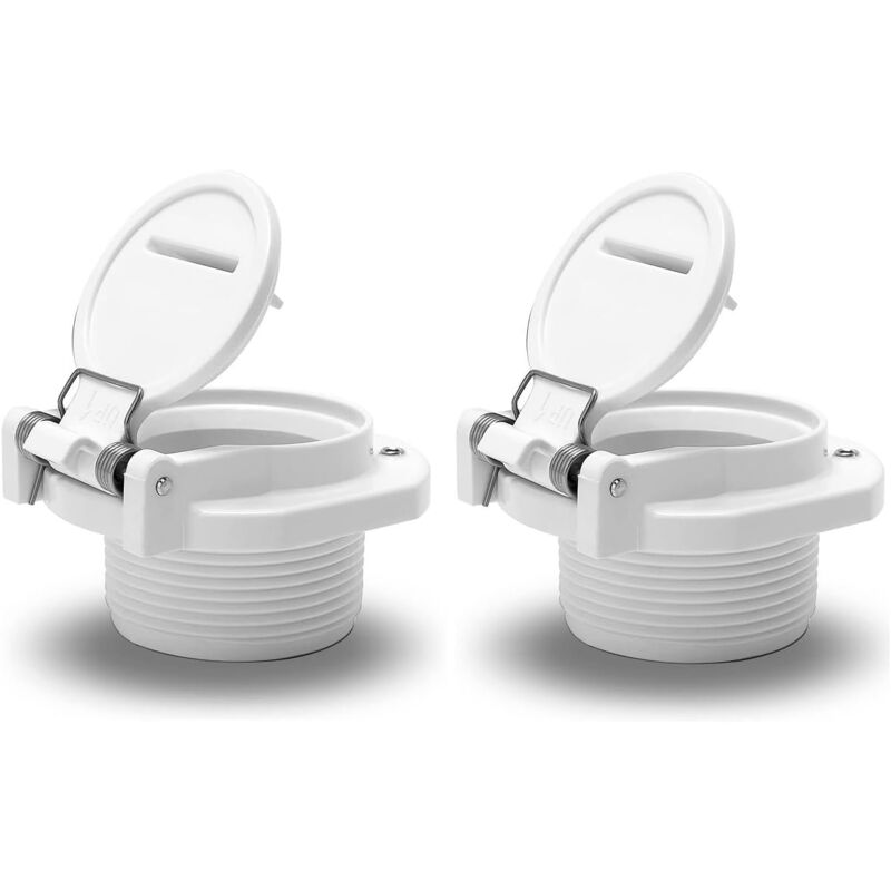Applicable Lot de 2 fixations murales de sécurité pour aspirateur de piscine à rotation libre W400BWHP, W400BLGP, GW9530 - Blanc