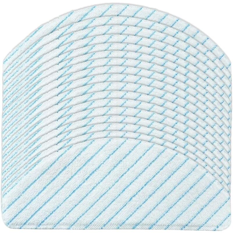 Applicable Lot de 30 Chiffons, serpillères jetables Solides pour Ecovacs Deebot Ozmo N8 Pro +/T8 Max/T9 AIVI/T8 +/N8 Pro/T8 AIVI/ N8/T9 +Robot de