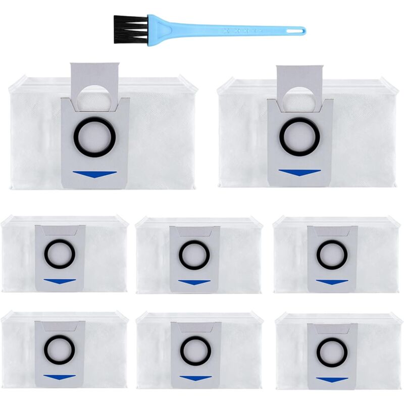 Applicable Lot de 8 Sac d'aspirateur Accessoires pour Ecovacs Deebot X1 Omni / X1 e Omni / T20 Omni, Aspirateur Accessoires de rechange Sac à