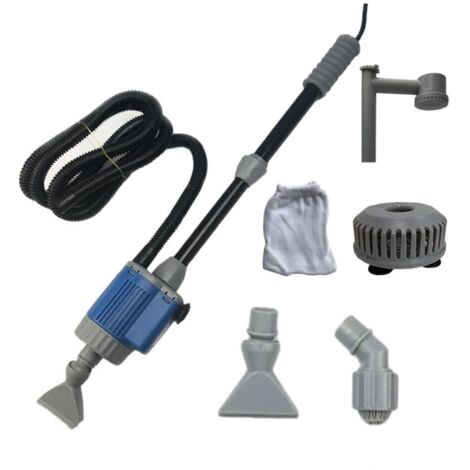 Applicable Nettoyeur d'aquarium Nettoyer sans Effort Le réservoir de Poissons Accessoires puissants de changeur de Siphon pour Les Accessoires d'aquarium d'ABS d'aquarium, 1.5m