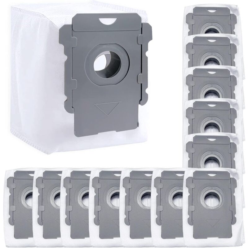 Applicable Pack de 12 sacs à vide Roomba interchangeables compatibles avec irobot i1 +, I6 +, S9, S9 plus - sacs à ordures en vrac pour le traitement
