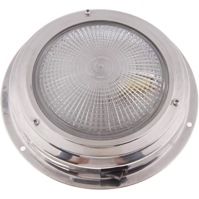 Applicable Panneau LED rond 12 V avec interrupteur, lampe de plafond intérieure, éclairage blanc froid, 170 mm