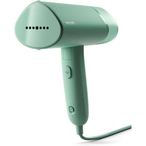 Applicable Philips Défroisseur à Main 3000 Séries - 1000W, 20 g/min de Vapeur, Réservoir d'Eau Amovible de 100 ml, Plaque en Plastique, Vert (STH3010/70)