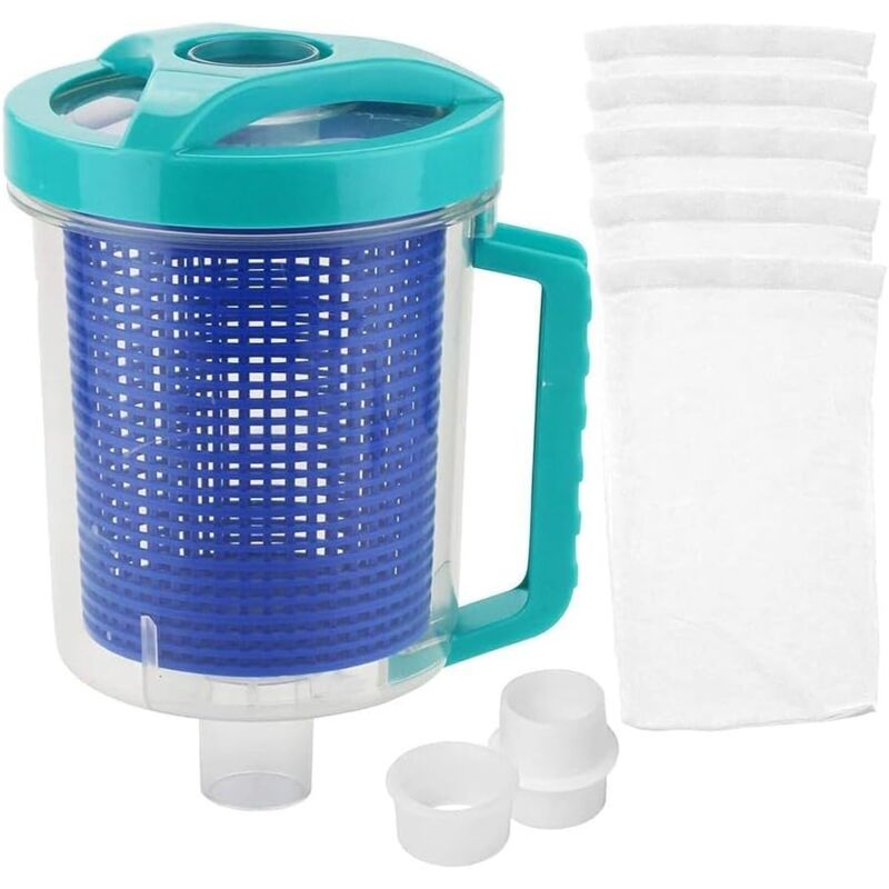 Applicable Piège à feuilles de piscine avec poignée et kits de filtre pour piège à feuilles propres W26705 R211084