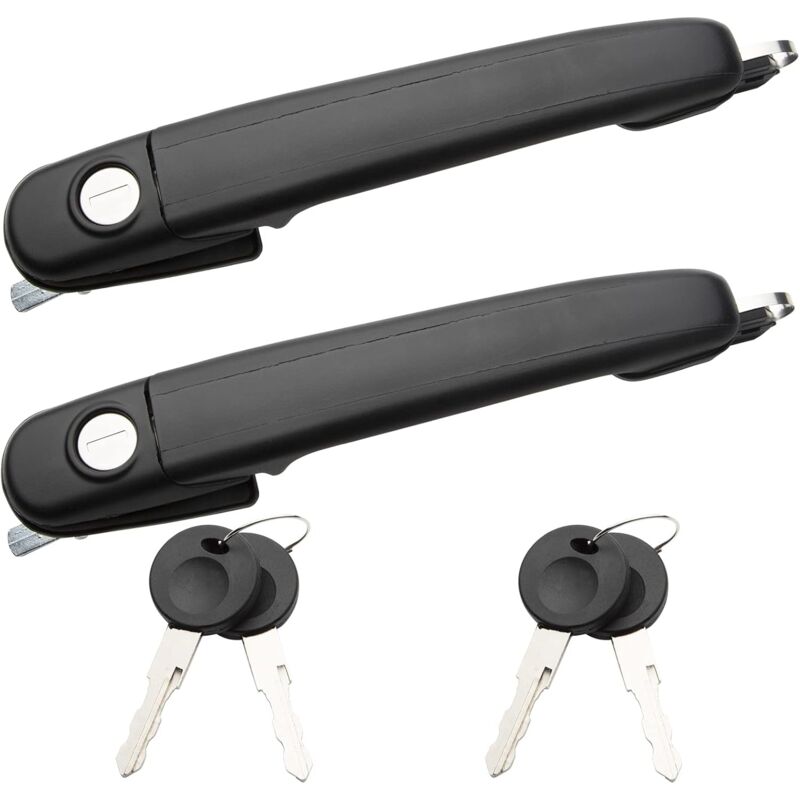Applicable Poignée de porte avant gauche + droite pour Sharan Polo Caddy Alhambra Fo rd Galaxy 1H0837061 6N0837207C 6N0837207D 6N0837207