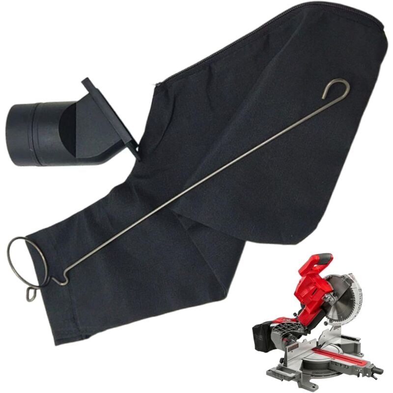 Applicable Sacs à poussière pour scie à onglet – Sac de collecte de poussière pour scie à onglet 255 sacs de collecteur de poussière robustes Housse