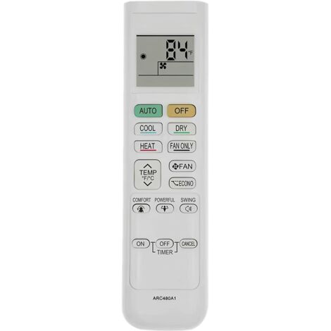 Applicable Télécommande de rechange pour climatiseur Daikin ARC480A2 ARC480A3 ARC480A4 ARC480A5 ARC480A6 ARC480A7 ARC480A8 ARC480A9 ARC480A10 ARC4800A10 ARC4800A1 A11 AR. C480A12 ARC480A13 ARC480A15 A