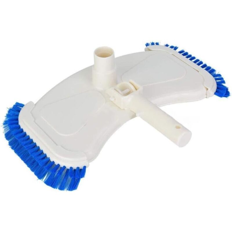 Applicable Tête d'aspirateur de piscine de qualité supérieure avec brosses latérales, 35,6 cm, bord souple, performance de nettoyage efficace