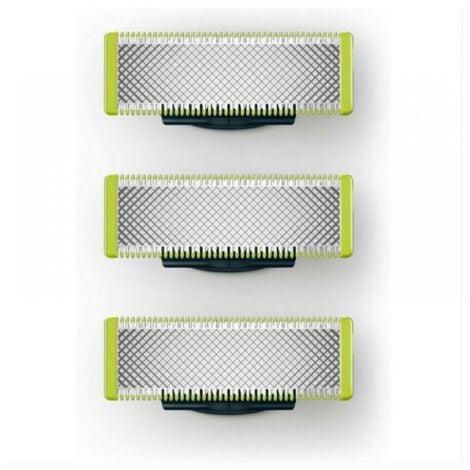 CYSLMUK Applicable to Philips OneBlade - Replacement Blades, for OneBlade Electric Shaver/Trimmer, Heavy Duty Stainless Steel, Trimming, Styling & Shaving, 3 Pack