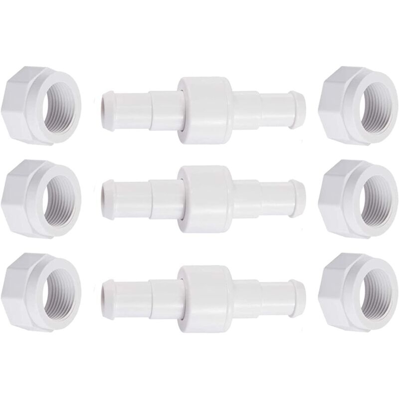Applicable Tuyau pivotant D20 avec écrou D15 - Compatible avec Zodiac Polaris 280, 380, 180 - Pièce de rechange