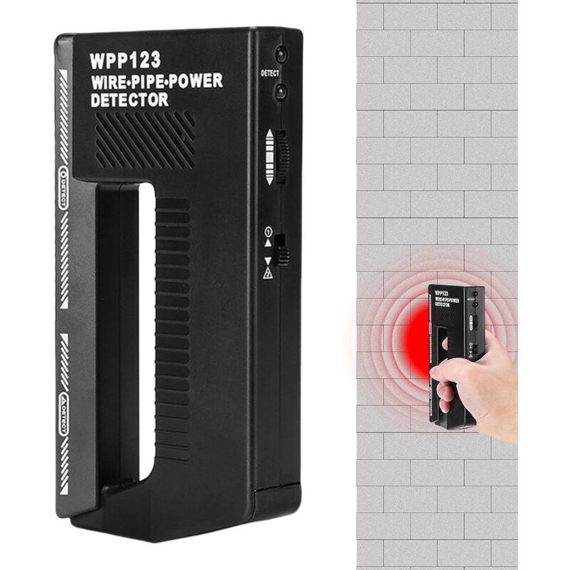 Applicable Wire Pipe Metal Detector, Wpp123 Wire Pipe P-ower Detector, Wall Scanner Metal Detector, Wire and Water Pipe Stud Finder with Electric