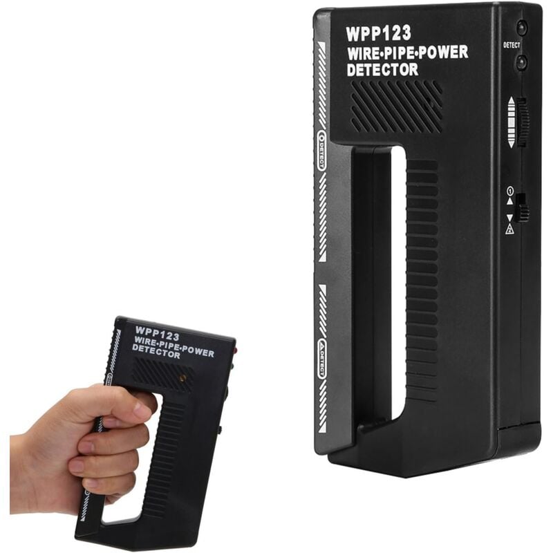 Applicable Wpp123 Détecteur de Métaux Petit Pinpointer Détecteur de Métaux Scanner Mural avec Haute Sensibilité & Alarme Réglable pour Câbles, Tuyaux