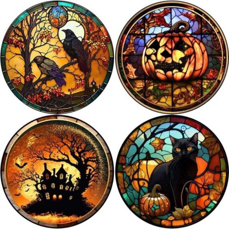 Application : ces autocollants de fenêtre sont parfaits pour les vitrines des magasins de détail, les bureaux, les restaurants, décoration de maison créeront une atmosphère d&39Halloween unique.Taille