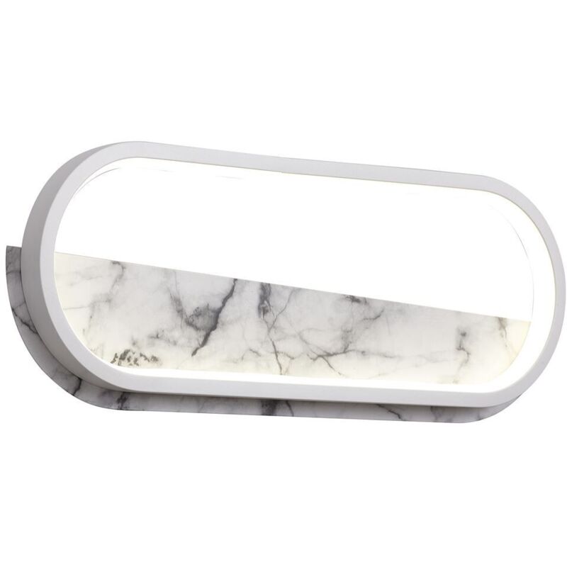 Applique, Applique marmol Mantra effet marbre Blanc en Metal Mantra