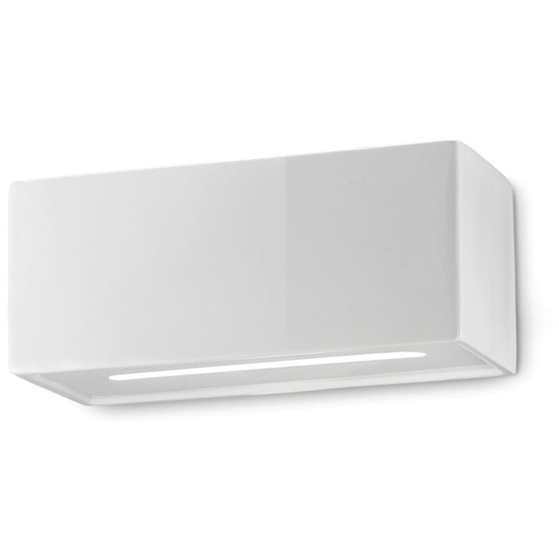 Applique 1 Luce E27 in Ceramica Finitura Smalto