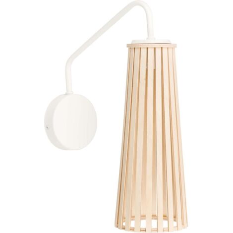 Applique 1 luce Nowodvorski DOVER legno/bianco GU10 37cm
