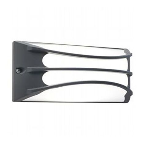 Applique 10W Led 4000K linea bra grafite