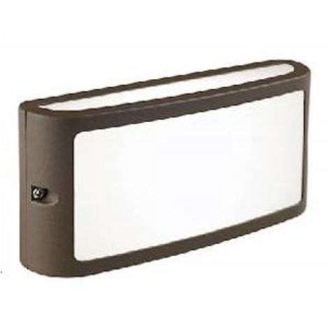 SO.V.IL Applique da esterno Sovil SCREEN con LED 10W 4000K Marrone 99500/27