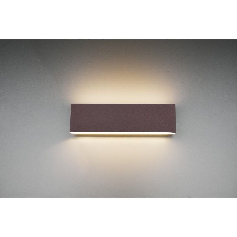 Applique Led murale intérieure rouille 6W 2x600 lumens Trio Concha r
