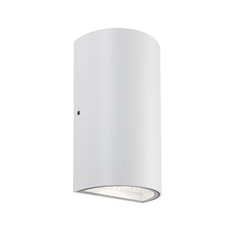 Applique 6W+6W Led 4000K linea trump bianco