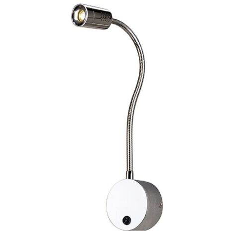 Applique à flexible orientable Dio Flex Plate LED 1,9 W 3000 K gris - SLV