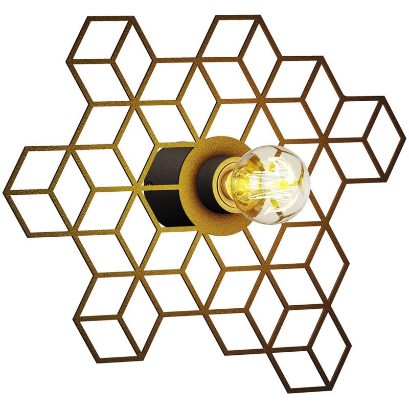 Applique à intensité variable 'Alexaru' en métal pour salon & salle à manger