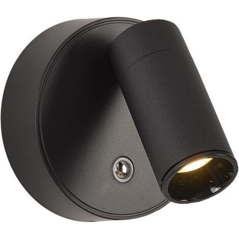 Applique a LED - Applique per soggiorno, applique per camera da letto, installazione magnetica, controllo touch regolabile a 360°, 2000 mAh, ricaricabile tramite USB, rotazione a 360° a sinistra e a d