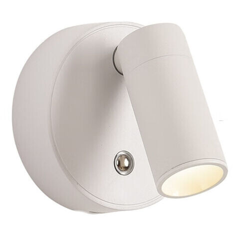 Applique a LED - Applique per soggiorno, applique per camera da letto, installazione magnetica, controllo touch regolabile a 360°, 2000 mAh, ricaricabile tramite USB, rotazione a 360° a sinistra e a d
