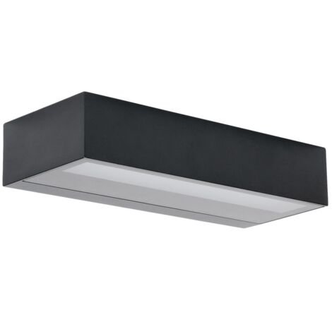 applique à led - aric alis up - 7w - 3-4000k - cct - noir - aric 51210