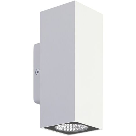 applique à led - europole aurek - 13w - 3000k - haut et bas - blanc - europole 37409