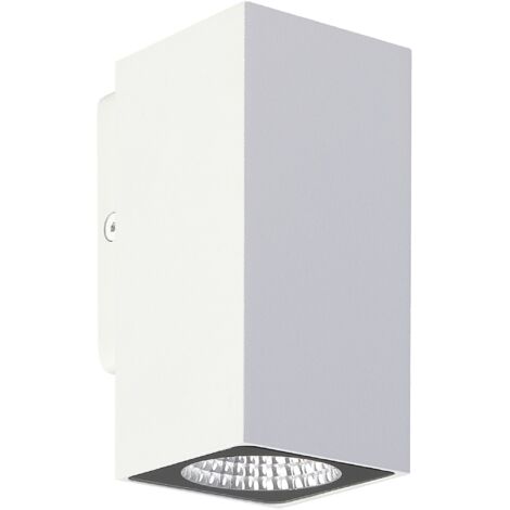 applique à led - europole aurek - 7w - 3000k - bas - blanc - europole 37408