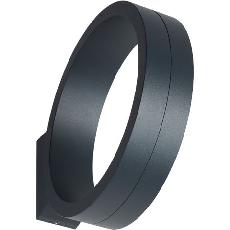applique à led - europole hoop - 4.5w - 3000k - gris - europole 37913