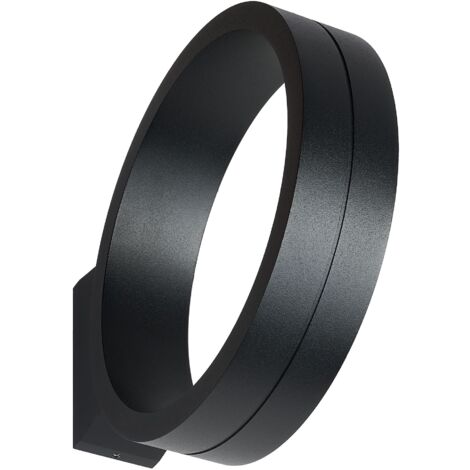 applique à led - europole hoop - 4.5w - 3000k - noir - europole 37911